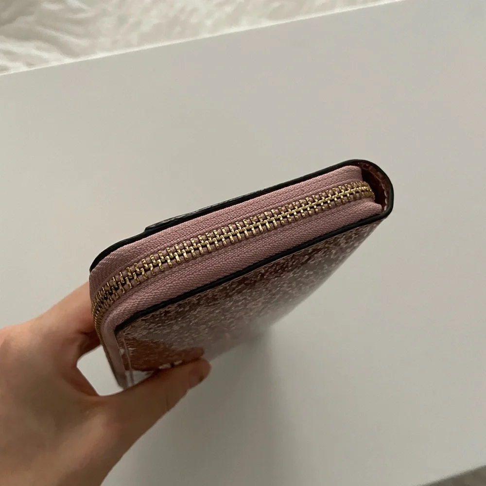Kate‎ Spade New York Tinsel Smooth Glitter Large Wallet (Rose gold)